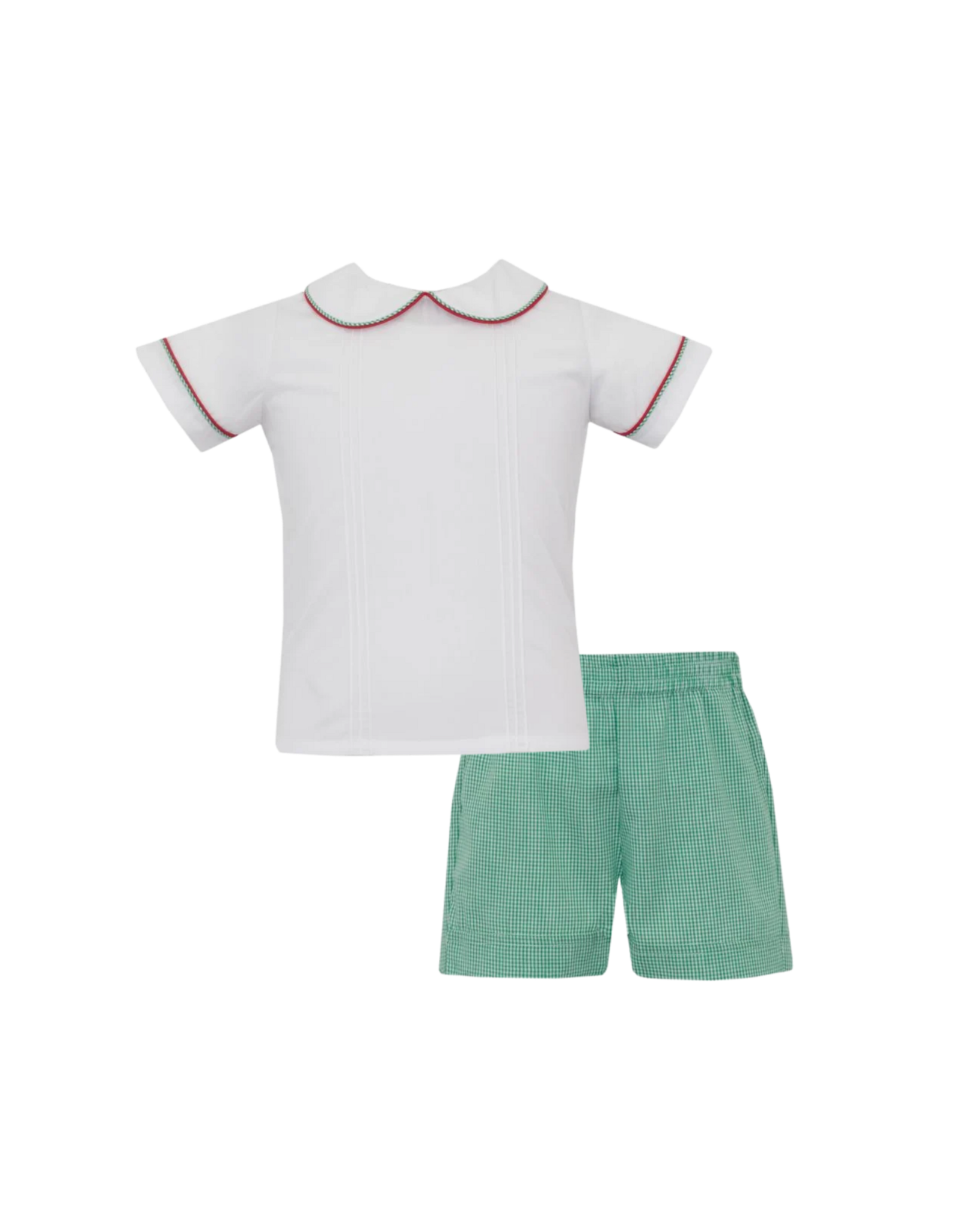 Petit Bebe Sebastian Green Short Set