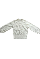Tweenstyle White Embellished Pearl Sweater