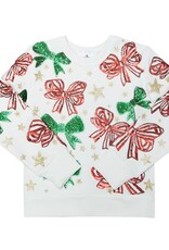 Belle Cher Old Fashioned Christmas Bows Sweatshirt