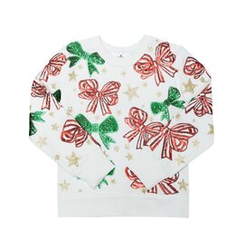 Belle Cher Old Fashioned Christmas Bows Sweatshirt