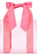 Iscream Pink Bow Clear Tote Bag