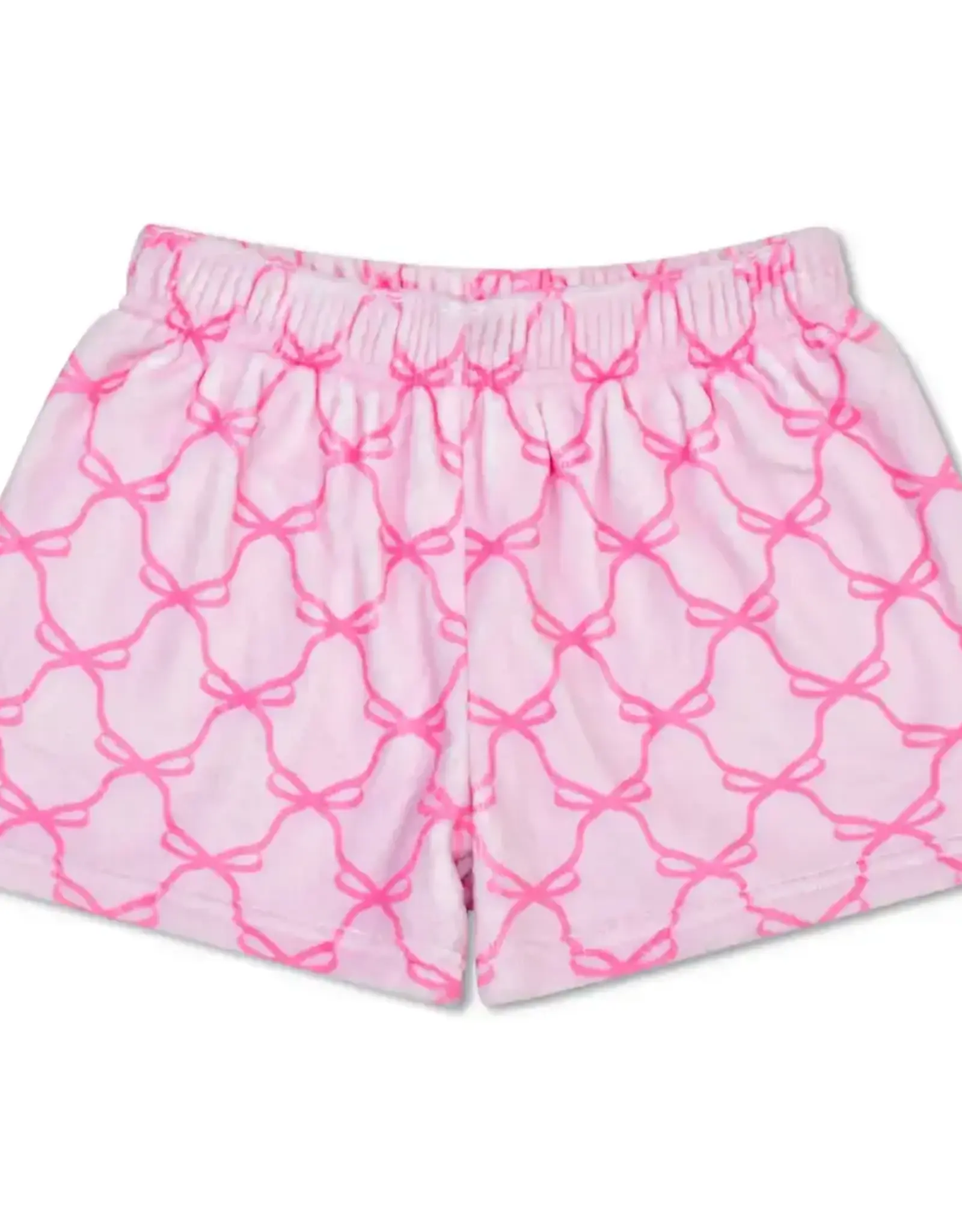 Iscream Sweet Trellis Bow Plush Shorts