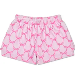 Iscream Sweet Trellis Bow Plush Shorts