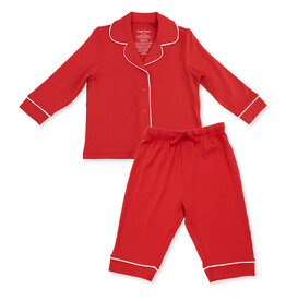 Angel Dear Ribbon Red - Kids Long Sleeve Coat Style with Pant