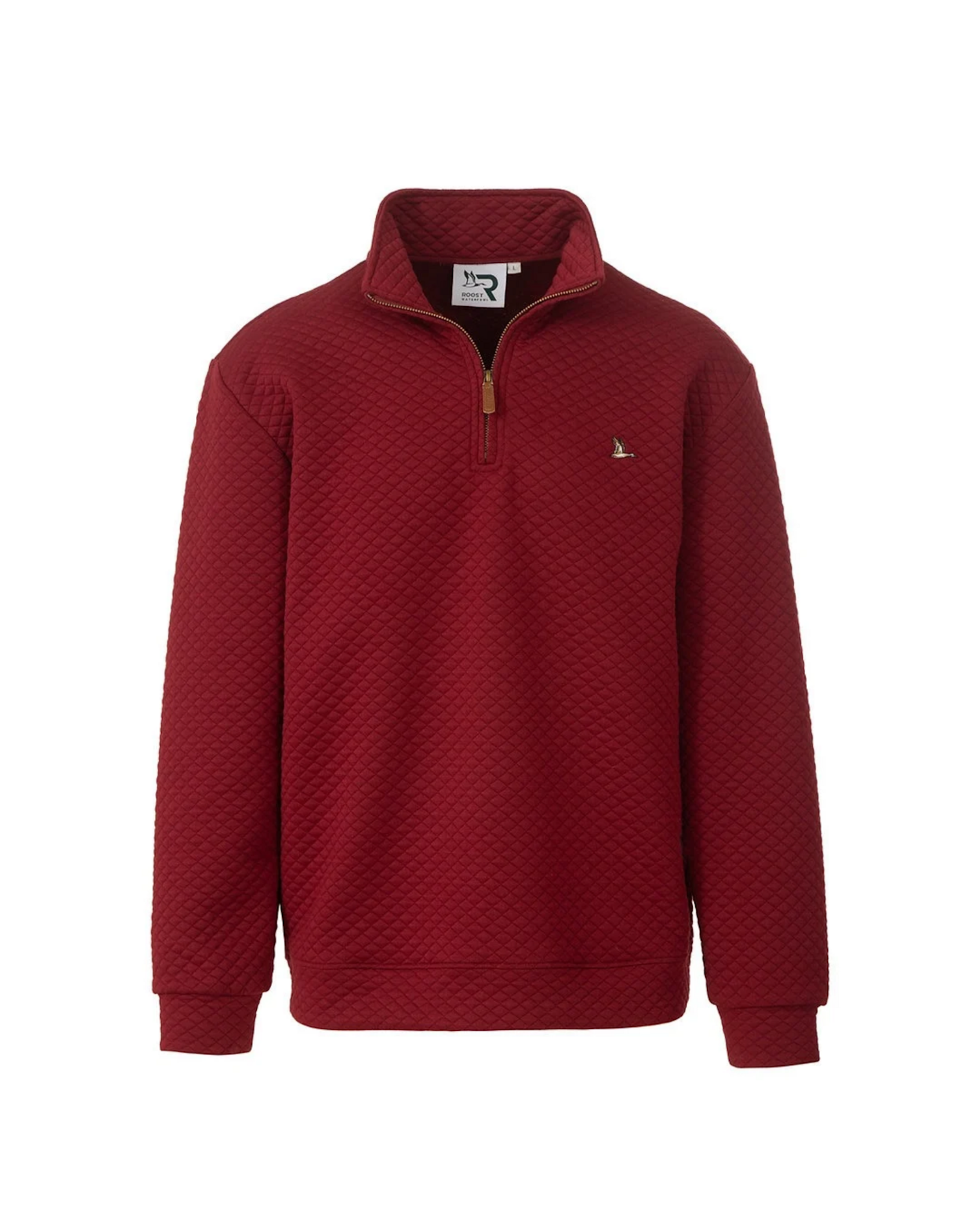 Roost Drake 1/4 Zip, Red