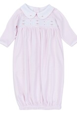 Magnolia Baby Anna Smocked Gown, Pink