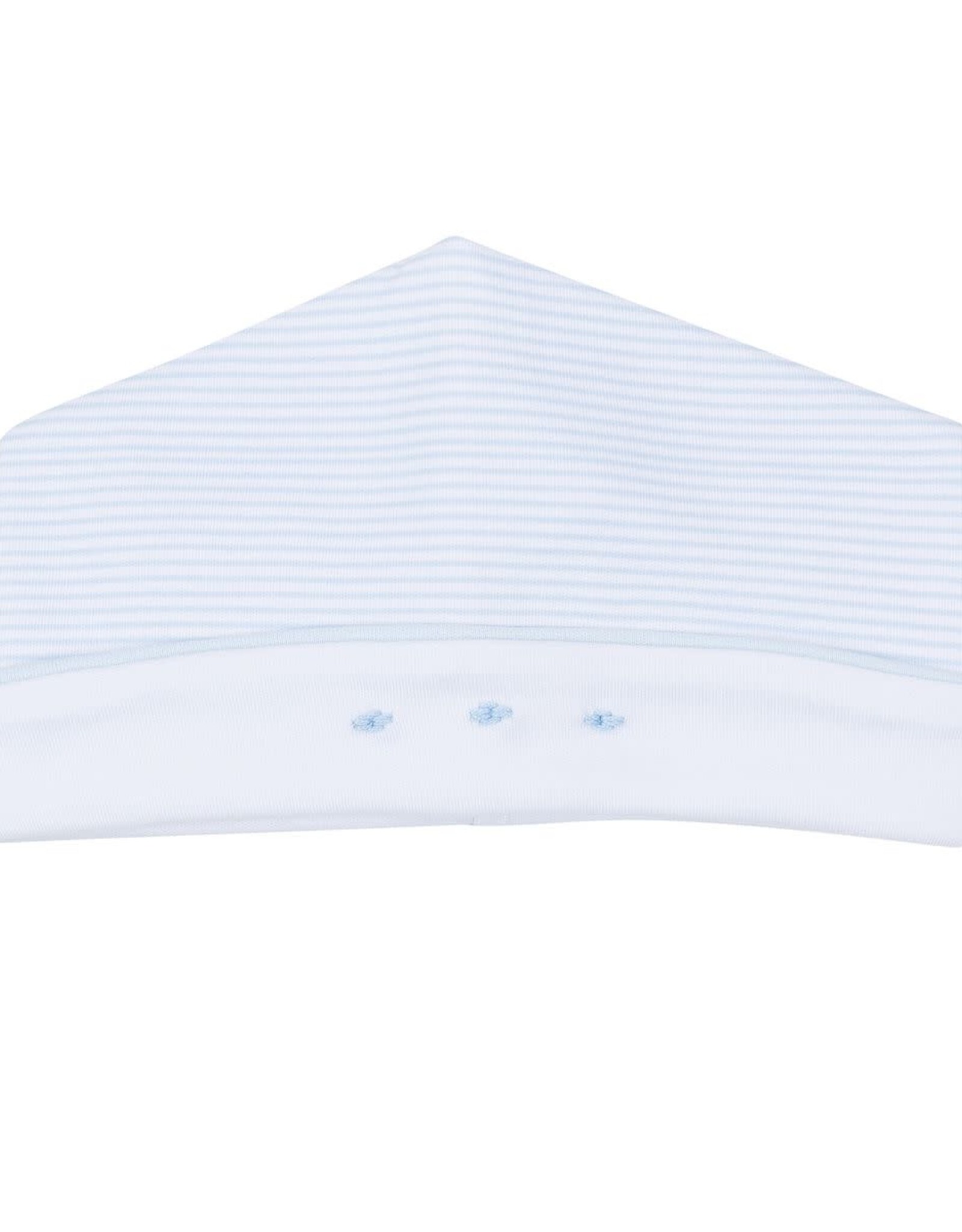 Magnolia Baby Benjamin Embroidered Hat, Light Blue