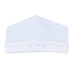 Magnolia Baby Benjamin Embroidered Hat, Light Blue