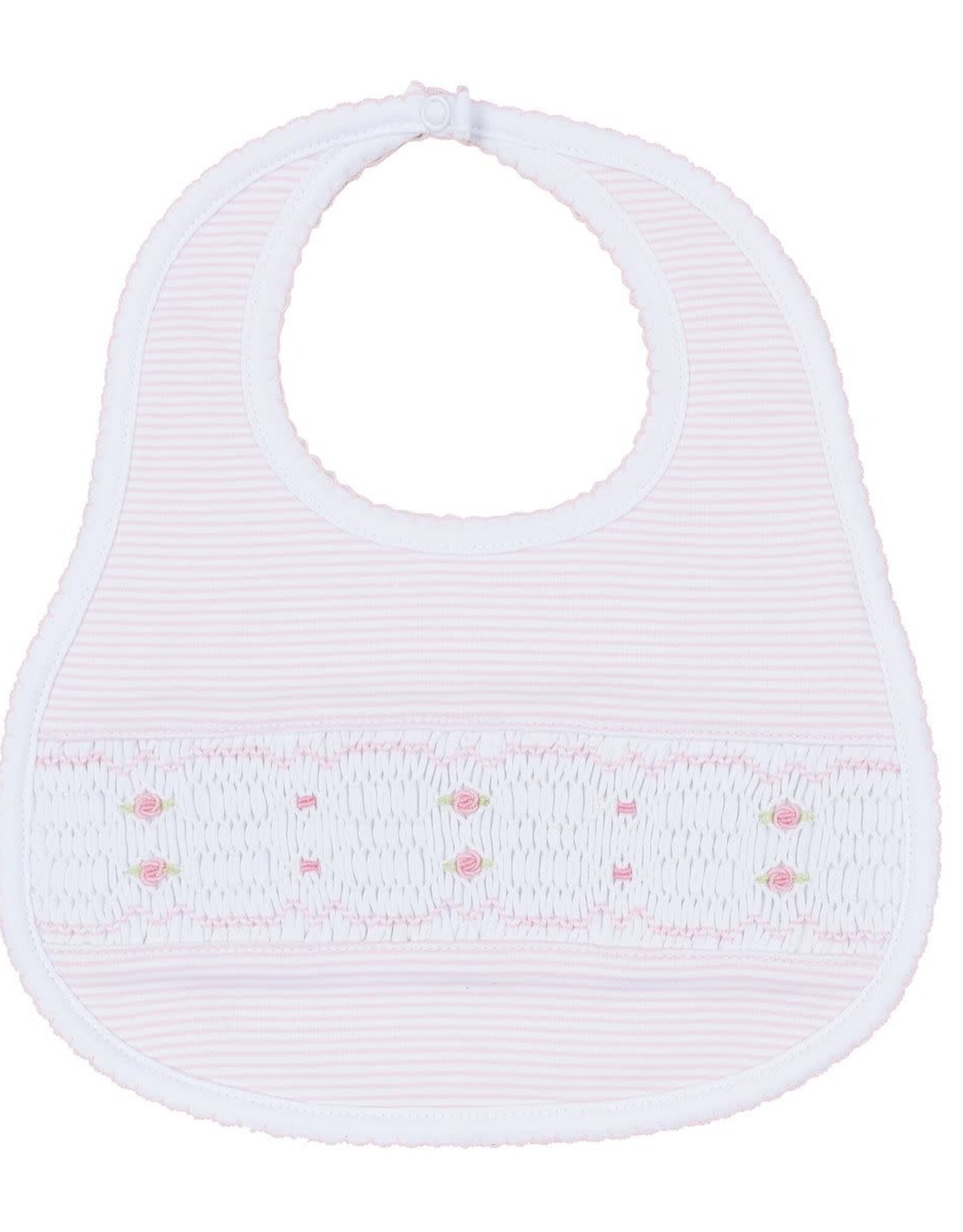 Magnolia Baby Anna Smocked Bib , Pink