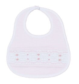 Magnolia Baby Anna Smocked Bib , Pink