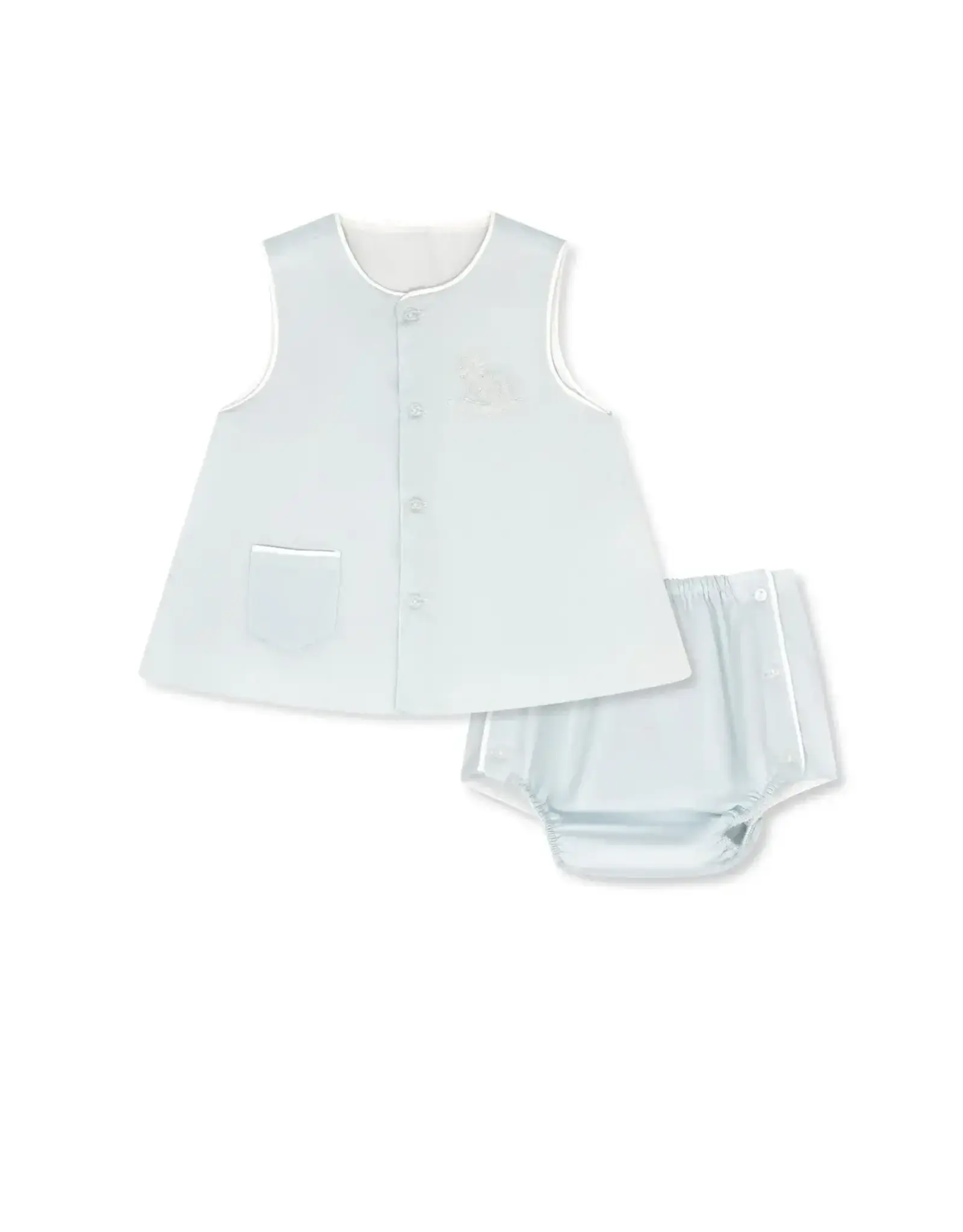 LullabySet Mason Diaper Set, Blessing Blue