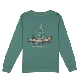 Properly Tied Jolly Boat LS Shirt Marine Green