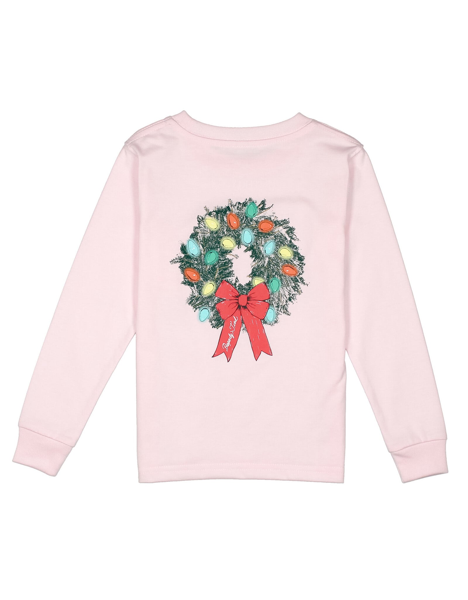 Properly Tied Wreath LS Shirt Rose