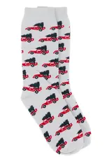 Properly Tied Lucky Duck Socks Christmas Truck