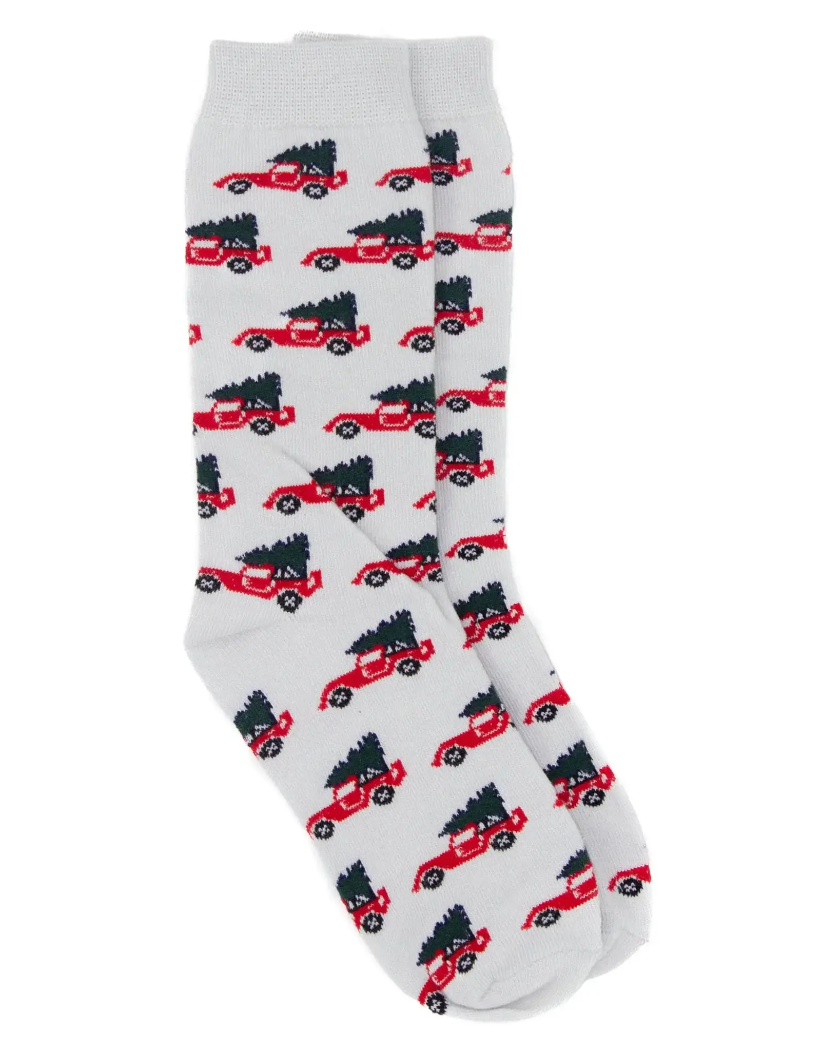 Properly Tied Lucky Duck Socks Christmas Truck