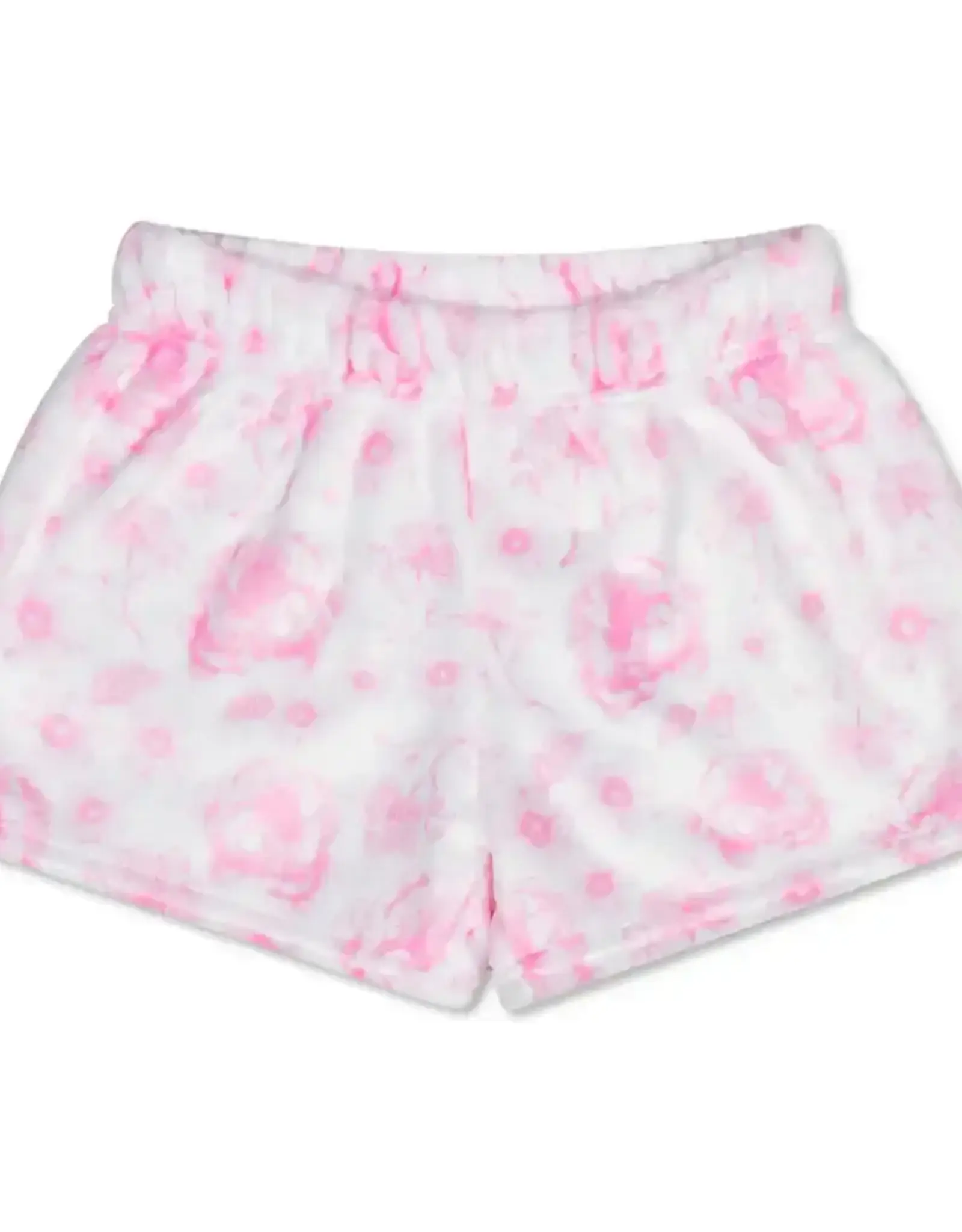 Iscream Pretty Pink Toile Plush Shorts