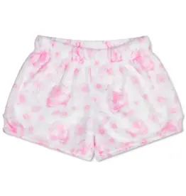 Iscream Pretty Pink Toile Plush Shorts