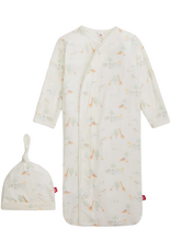 Magnetic Me White Serene Safari Modal Gown + Hat Set