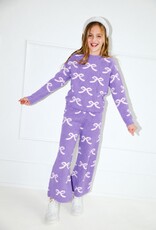 Lola and the Boys Lavender Pretty In Bows Fuzzy Set