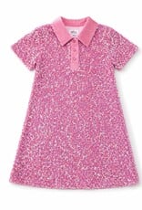 Lola and the Boys Preppy Soft Sequin Dress