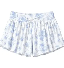 Iscream Beautiful Blue Toile Butterfly Shorts