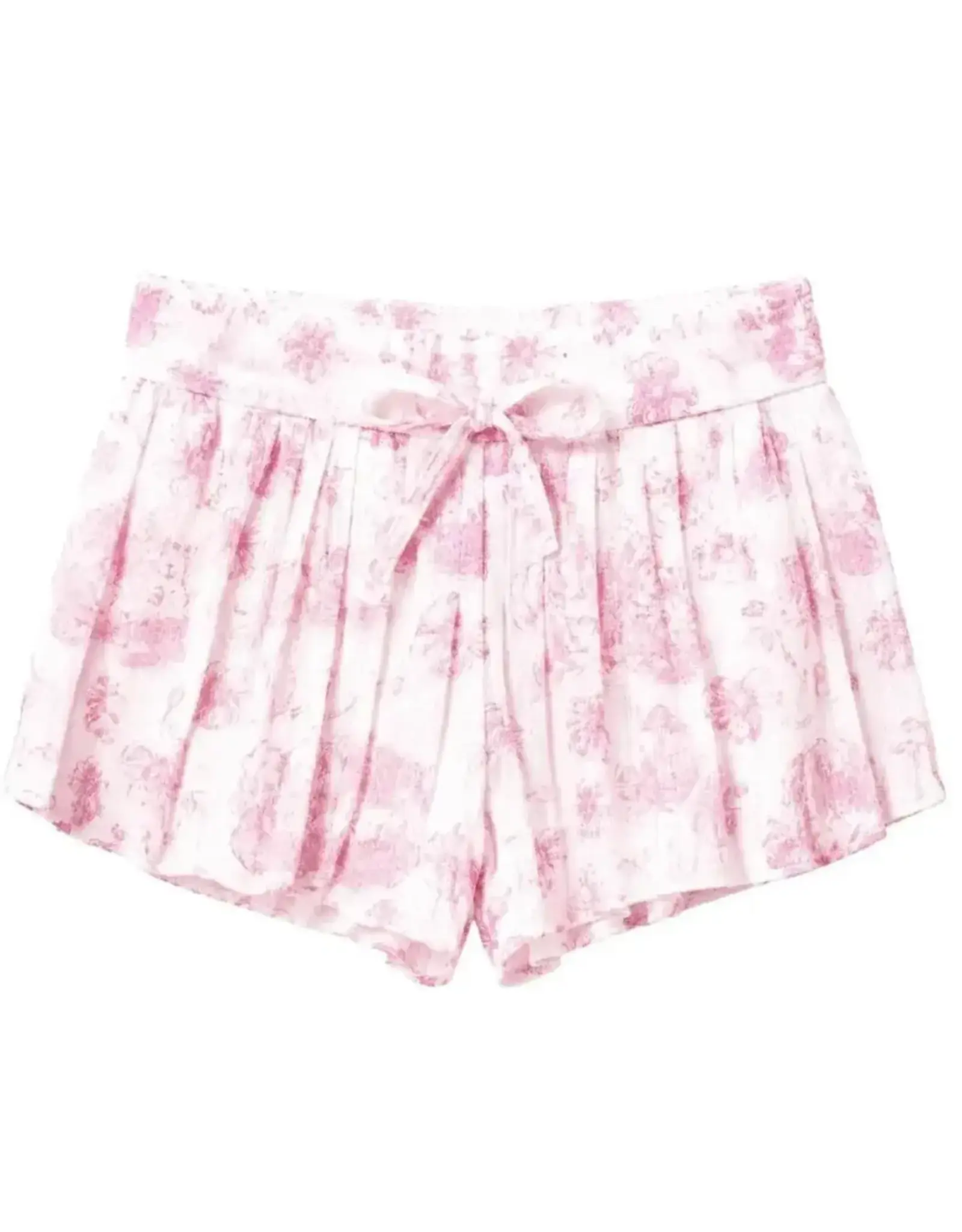 Iscream Pretty Pink Toile Butterfly Shorts