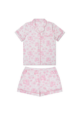 Iscream Pretty Pink Toile Shorts Lounge Set