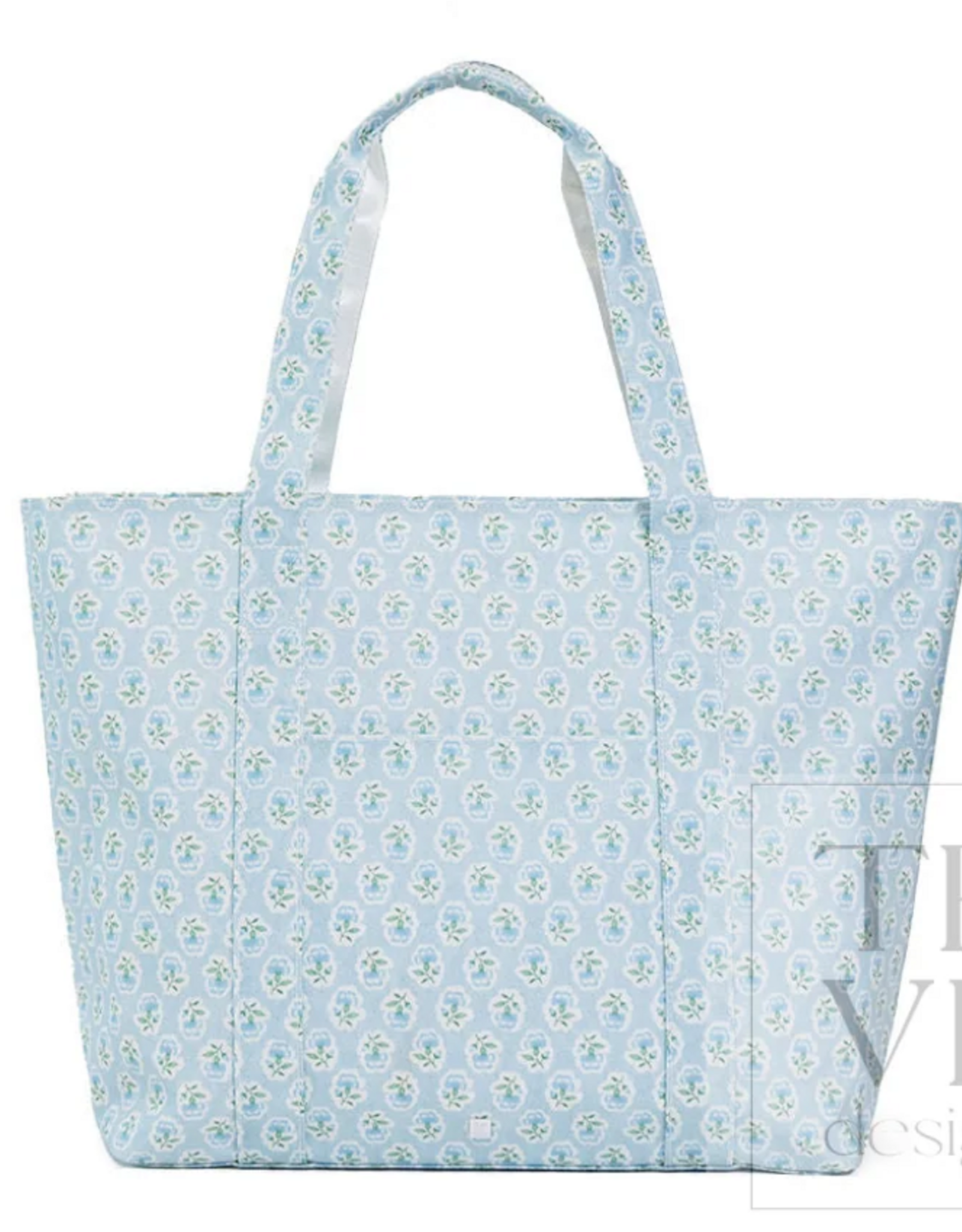 TRVL Design Jumbo Tote XL, Petite Fleur Blue