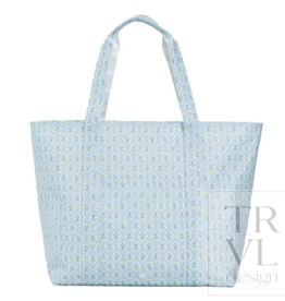 TRVL Design Jumbo Tote XL, Petite Fleur Blue