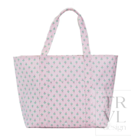 TRVL Design Jumbo Tote XL, Petite Fleur Pink