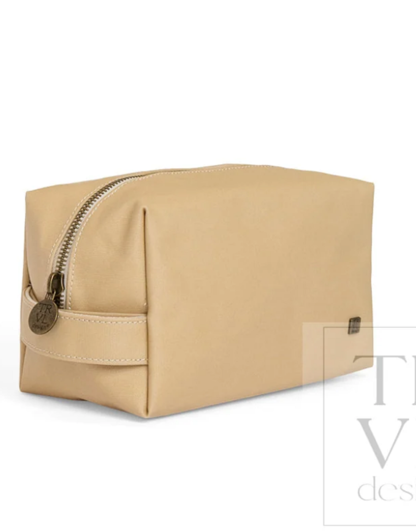 TRVL Design Dopp Kit, Coated Canvas Khaki