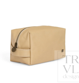 TRVL Design Dopp Kit, Coated Canvas Khaki