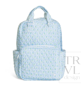 TRVL Design Quilted All You Need Bag, Petite Fleur Blue