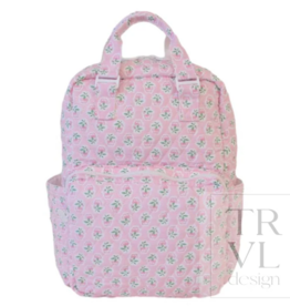 TRVL Design Quilted All You Need Bag, Petite Fleur Pink