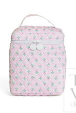 TRVL Design Quilted Go Go Lunch Insulated Bag, Petite Fleur Pink