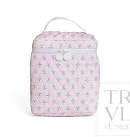 TRVL Design Quilted Go Go Lunch Insulated Bag, Petite Fleur Pink
