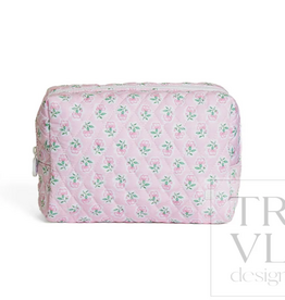 TRVL Design Quilted Everyday Bag, Petite Fleur Pink