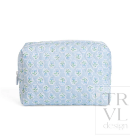 TRVL Design Quilted Everyday Bag, Petite Fleur Blue