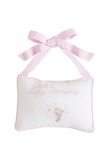 Little English Baby Sleeping Door Pillow, Pink