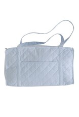 Little English Quilted Luggage Duffle Light Blue