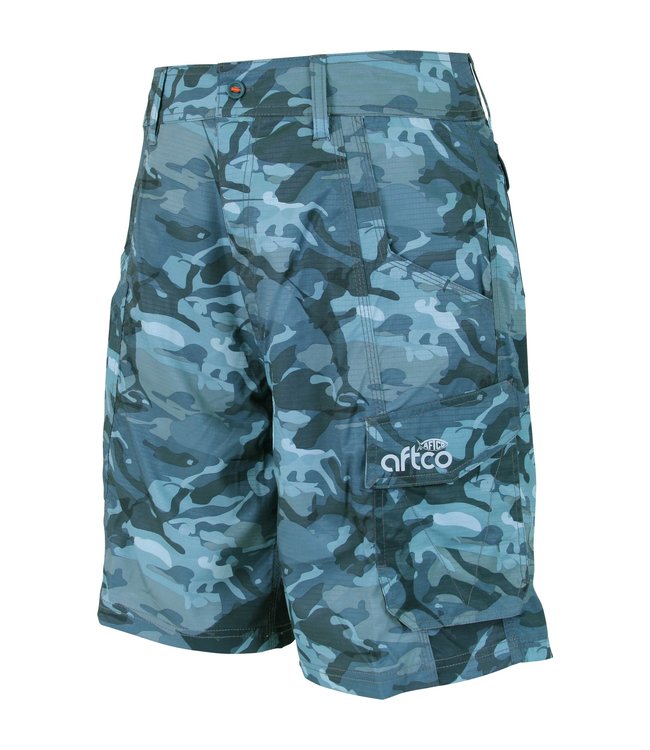 AFTCO Cloudburst Fishing Shorts - Charcoal Heather - 34 at