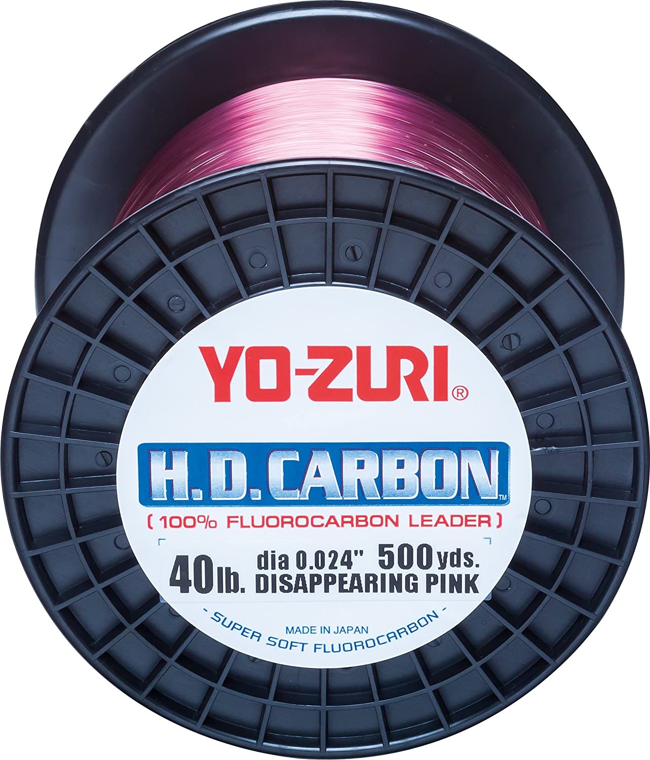 Yo-Zuri HD Fluorocarbon Leader Pink 30yds 200-Pound