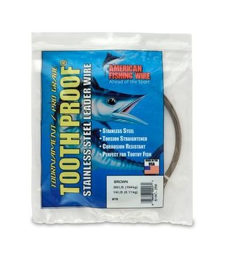 AFW AFW Tooth Proof Stainless Steel Wire Leader 1/4 LB