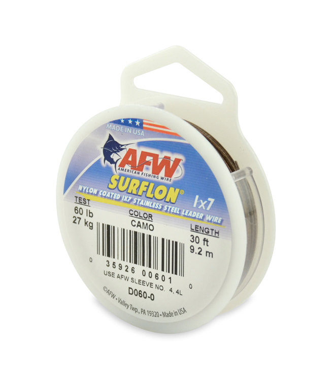 AFW Stainless Steel Leader Wire for 60lbs - Custom Rod and Reel