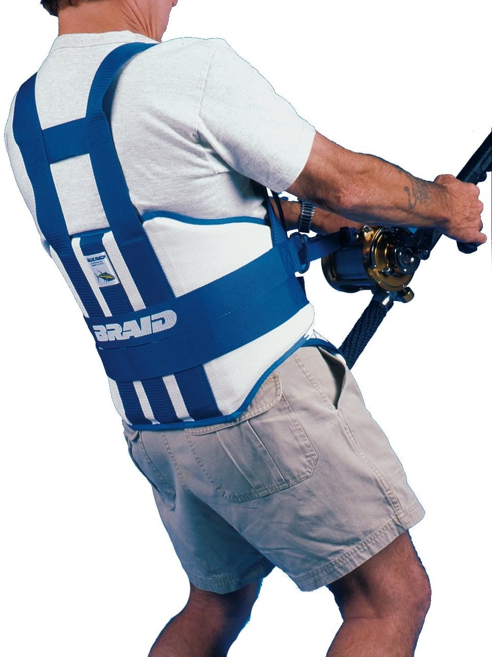 BRAID OFFSHORE FIGHTING HARNESS Custom Rod and Reel