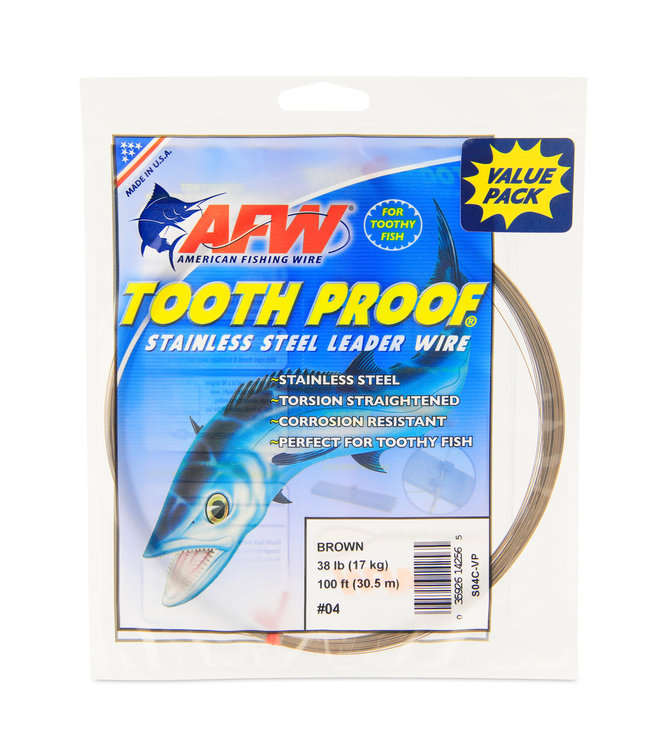 AFW Tooth Proof Value Pack 100ft - Custom Rod and Reel