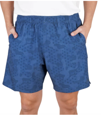 AFTCO AFTCO CAPTAINS LOUNGE USA CAMO SHORT