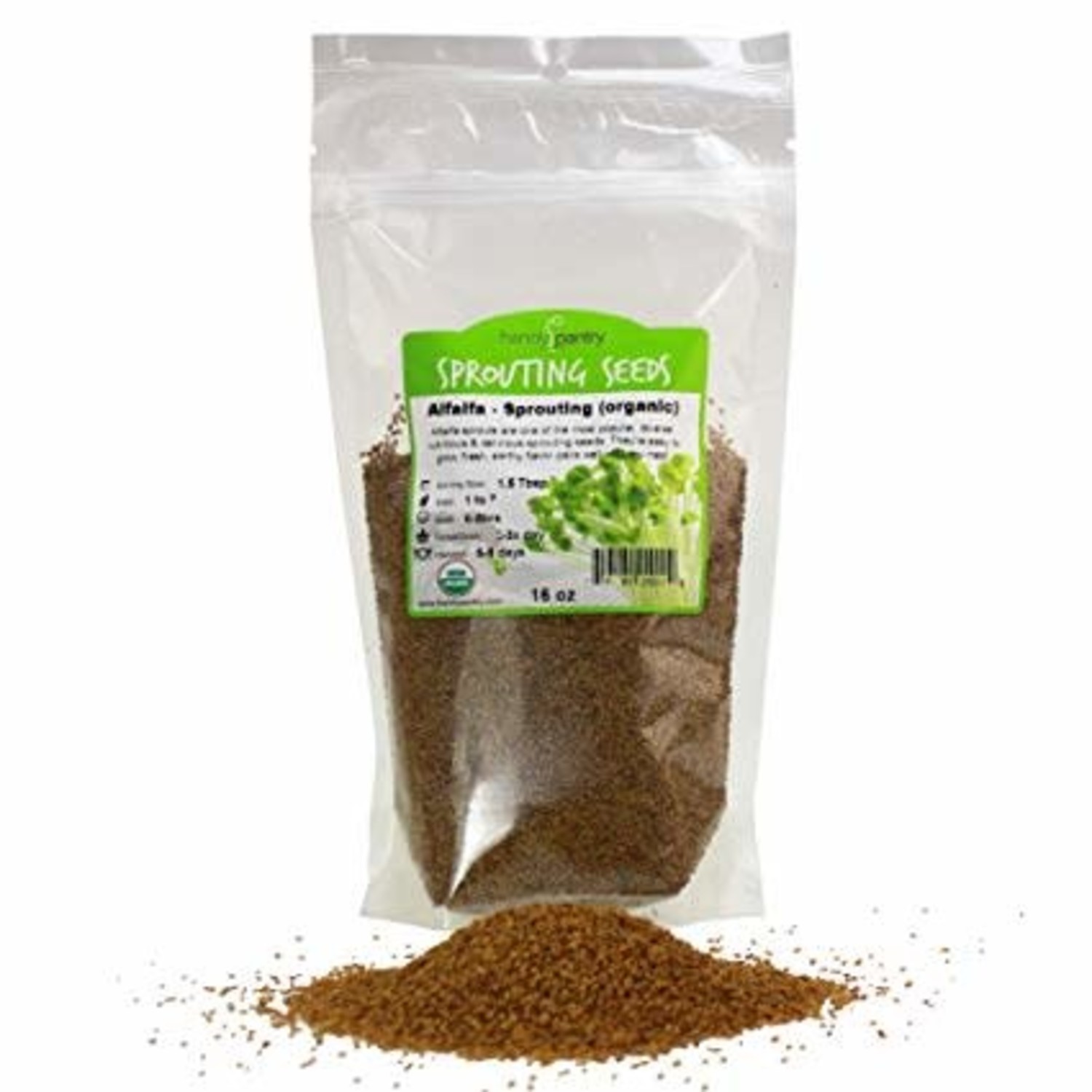 Handy Pantry Alfalfa Organic Sprouts 8oz Yrg Home And