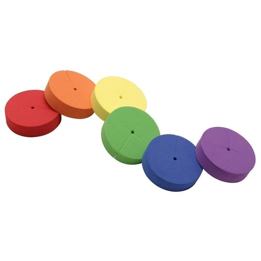 Grimm's Large Wooden Threading Game Buttons