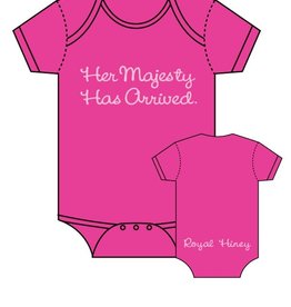 Sara Kety Onesie Her Majesty 12-18 Months Hot Pink